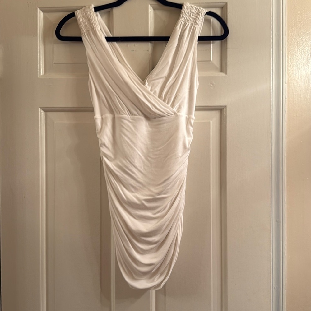 Cute white stretchy tank